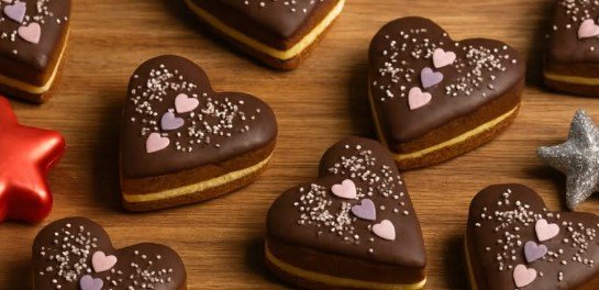 Posno Medeno Srce sa Marcipanom