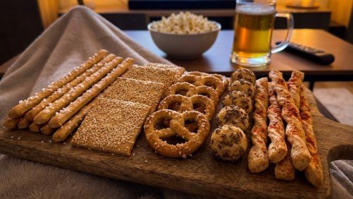 Slani Krekeri sa Semenkama