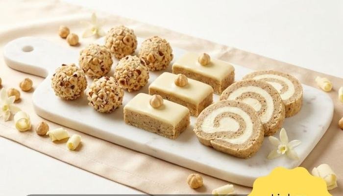 Kako Napraviti Bela Lešnik Fantazija: 1 Smesa, 3 Kolača