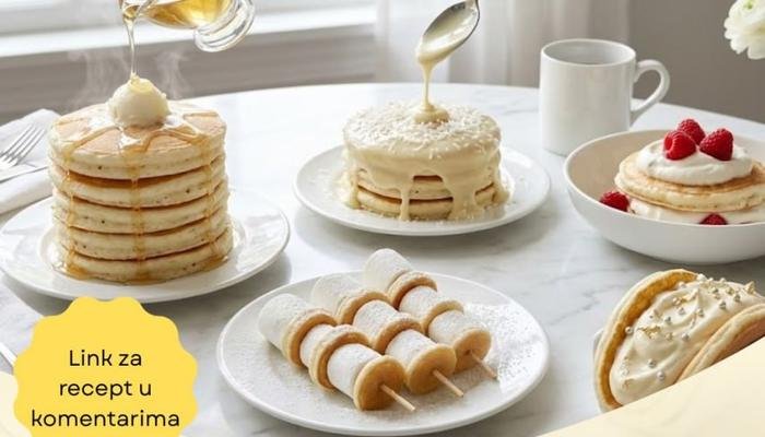 Beli Plišani Palačinci: Jedan Recept za Pet Različitih Obroka