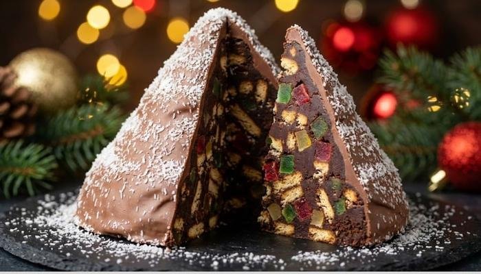 Brza Čokoladna Piramida sa Keksom i Voćem – Recept