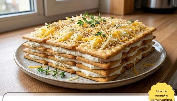 Najbolji Recept za Brzu Slanu Tortu sa Krekerima