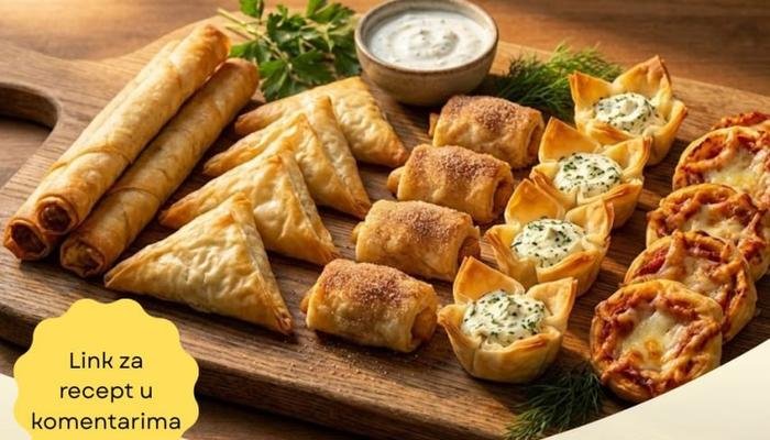 Pet Hrskavih Specijaliteta od Jednog Pakovanja Kora