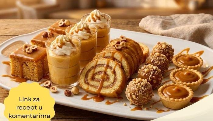 Karamel Fantazija: Jedan Krem, Pet Različitih Kolača!