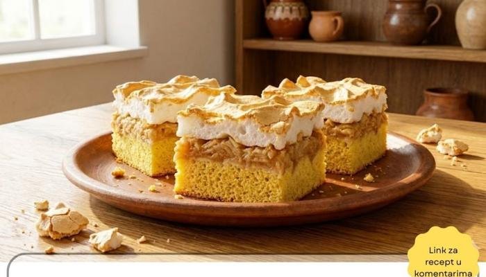 Kolač sa Jabukama i Šaumom Recept – Najbolji Ukus