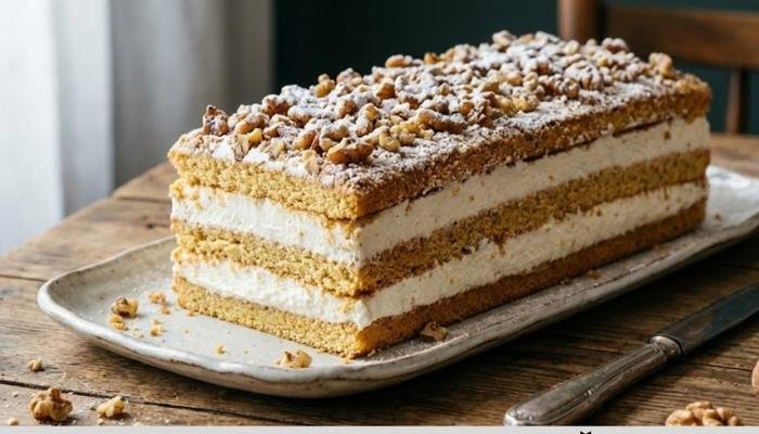 Najbolji Kraljevski Orah Kolač Recept – Bogati Kremasti Slojevi
