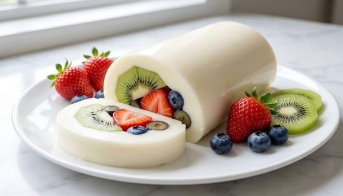 Kremasti Mlečni Rolat sa Svežim Voćem – Ukusna Poslastica