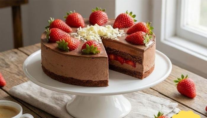 Najbolji Milka torta sa jagodama recept – Ukusna poslastica