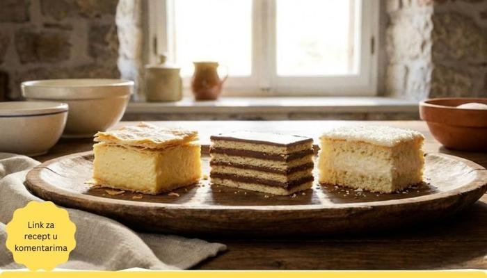 Najbolji Mliječni Mix Recept – 3 Vrste Kolača