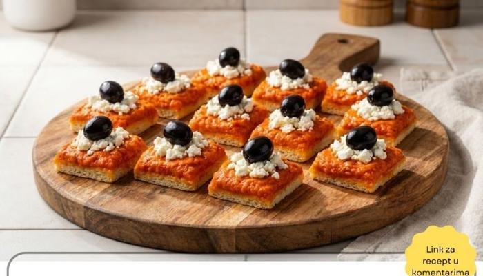 Najbolji Recept za Pikantne Slane Kocke sa Ajvarom