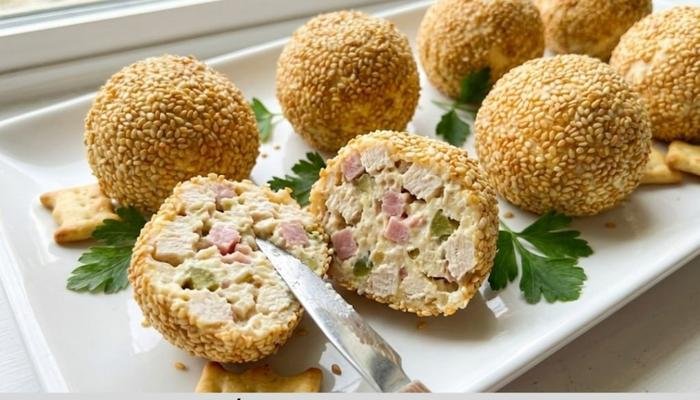 Najbolji Recept za Pileće Susam Kuglice sa Piletinom i Kikirikijem