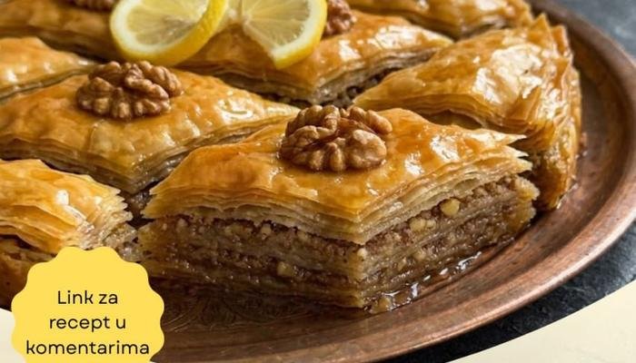Posna Baklava sa Orasima: Tradicionalna Slatka Poslastica
