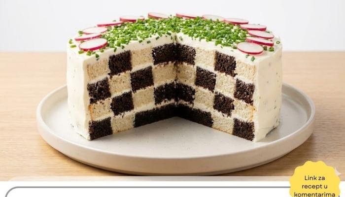 Najbolji recept za Šahovsku slanu tortu – Uživajte u ukusu!