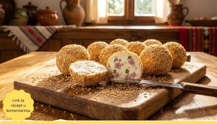 Najbolji Recept za Slane Susam Kuglice