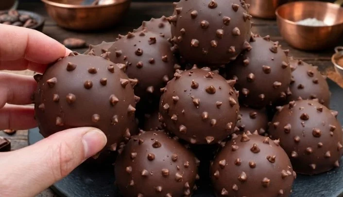 Domaće čokoladne jež kuglice