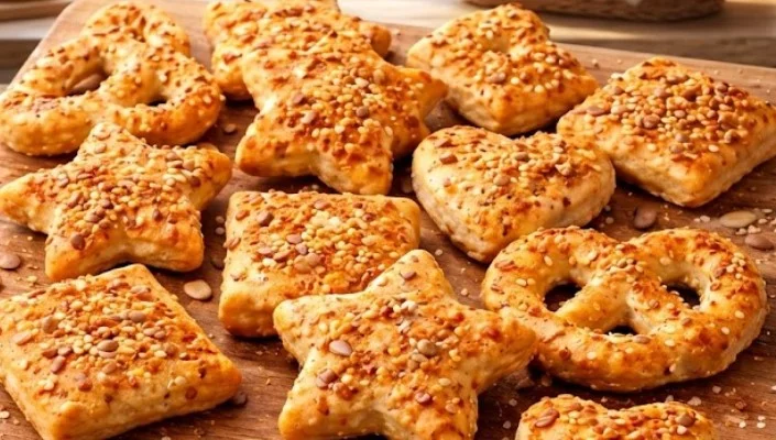 Domaći krekeri sa belim vinom i semenkama