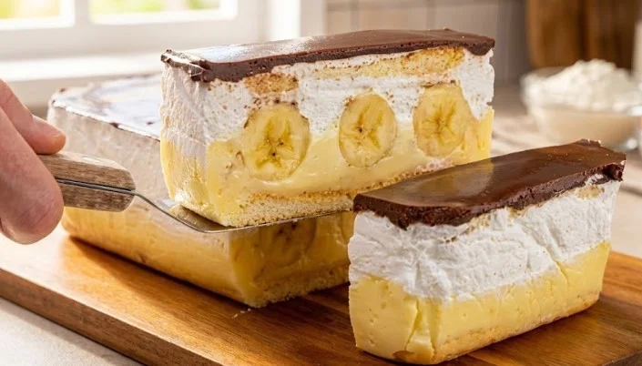 Kremasta banana torta bez pečenja