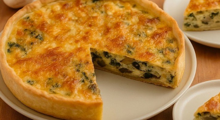 Posna pita sa spanaćem i pečurkama–najbolji recept