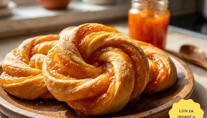 Najbolji recept za brze domaće spirale sa kajsijom