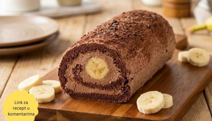 Najbolji Recept za Čokoladno-banana Roladu