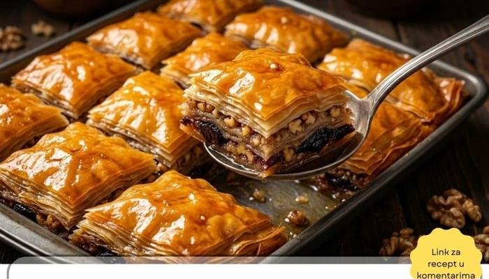 Najbolji Recept za Domaću Posnu Baklavu – Slatka Čarolija