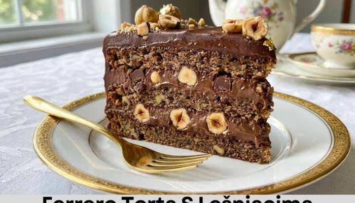 Najbolji Recept za Ferrero Torta S Lešnicima i Nutellom