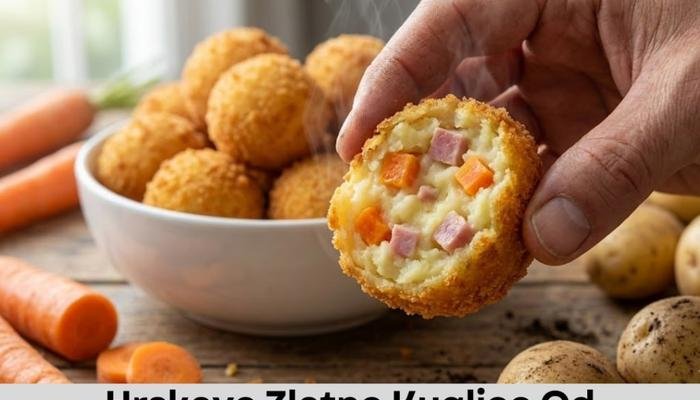 Najbolji Recept za Hrsakve Zlatne Kuglice Od Krompira
