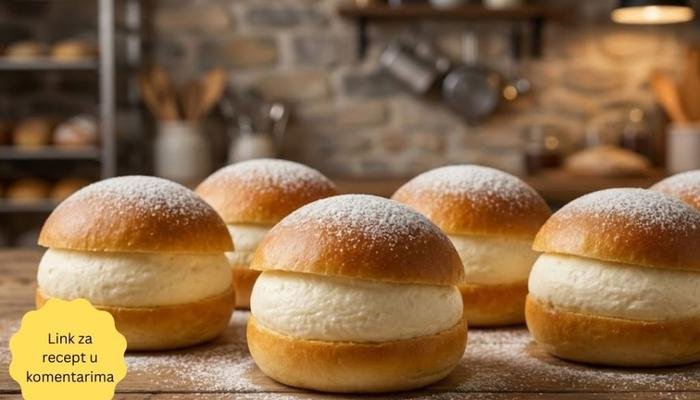 Najbolji Italijanski Maritozzo sa Kremom Recept