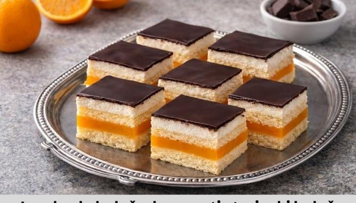 Lambada kolač – kremasti starinski kolač sa narandžom i čokoladnom glazurom