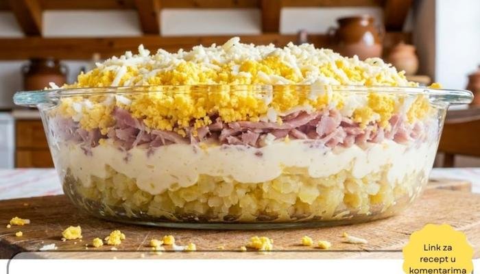 Najbolji Recept za Mimoza Salatu u Slojevima