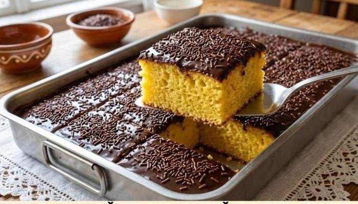 Najbrži Žuti Kolač Sa Čokoladom – Ukusan Recept