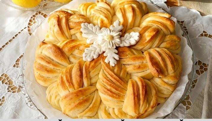 Najlepša Badnjačka Pogača sa Belim Ukrasi – Recept