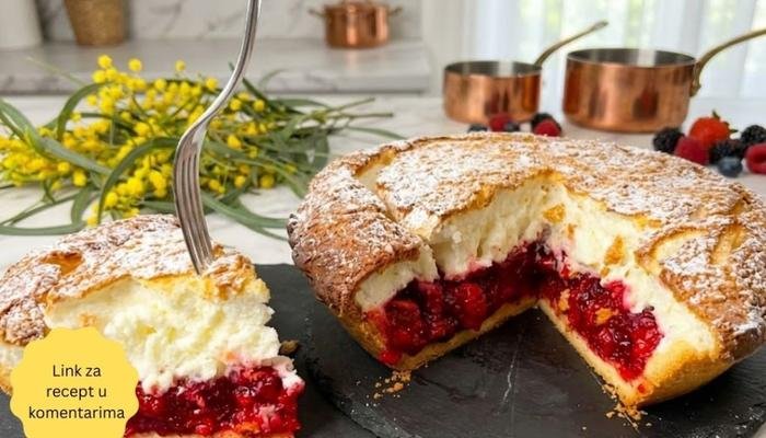 Najbolji Nebeski Jogurt Kolač sa Višnjama Recept