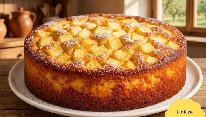 Najbolji Nemački Kolač sa Jabukama i Sirom – Recept