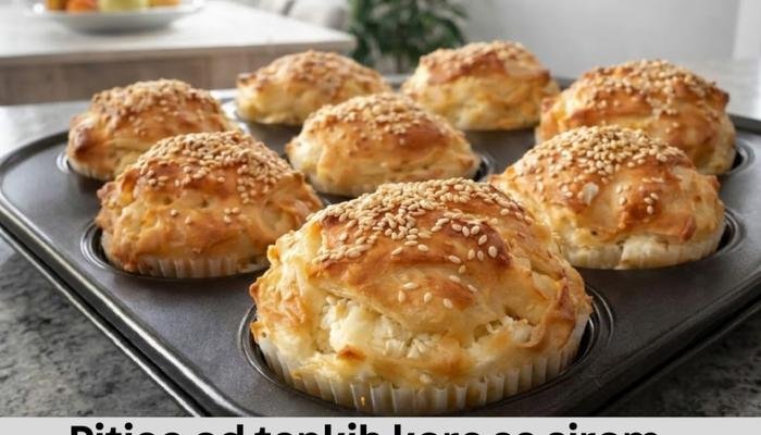 Pitice od tankih kora sa sirom – mekane i sočne iz rerne