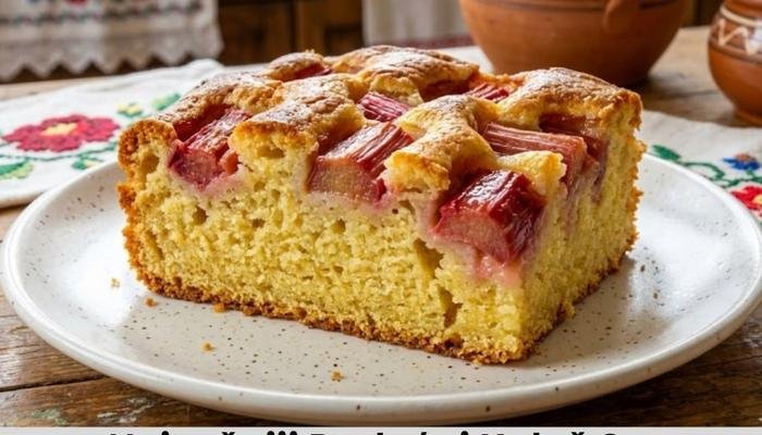 Najsočniji Prolećni Kolač Sa Rabarbarom – Recept
