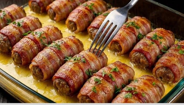 Najbolji recept za Rolovane ćufte u slanini