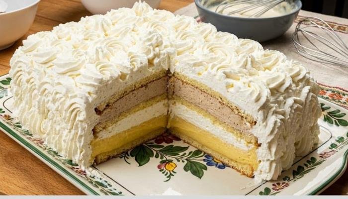 Najbolji Recept za Svećanu Sladoled Tortu Sa Tri Fila