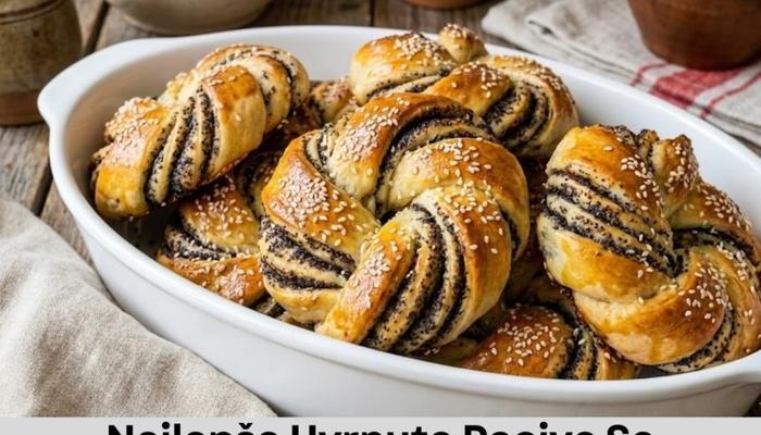 Najlepša Uvrnuta Peciva Sa Susamom – Jednostavan Recept