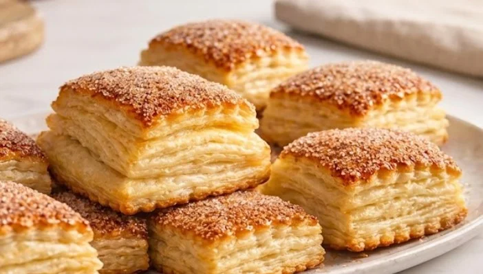 Brzi lisnati keksići sa šećerom