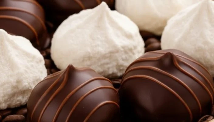 Domaće kokos puslice sa čokoladom