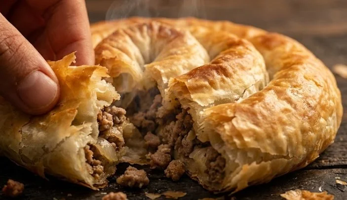 Domaći Burek Pužići sa Mesom