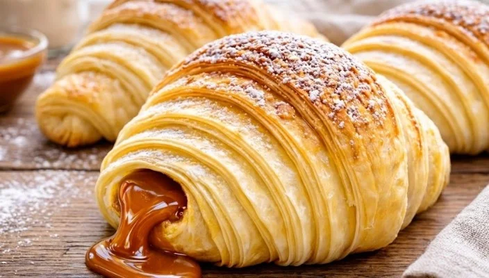 Domaći kroasani sa slanom karamelom