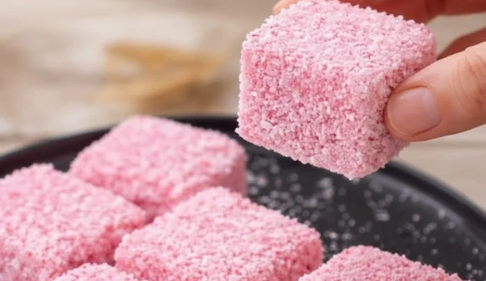 Nežni roze zalogaji