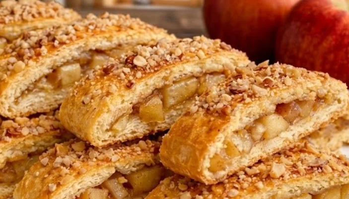 Prhke štrudlice sa jabukama