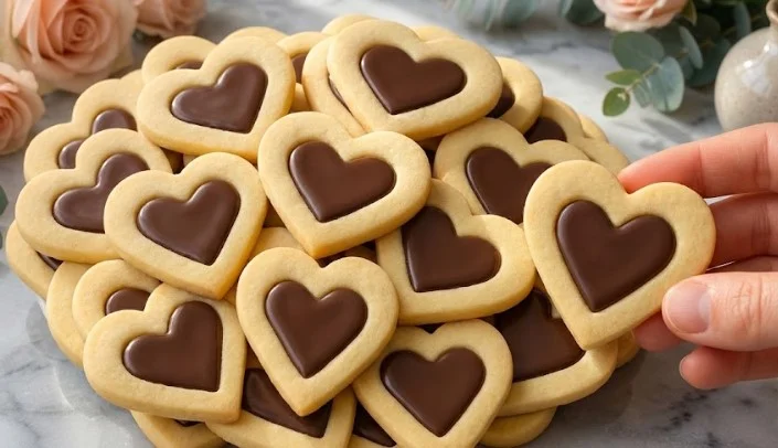 Prhki keksići u obliku srca