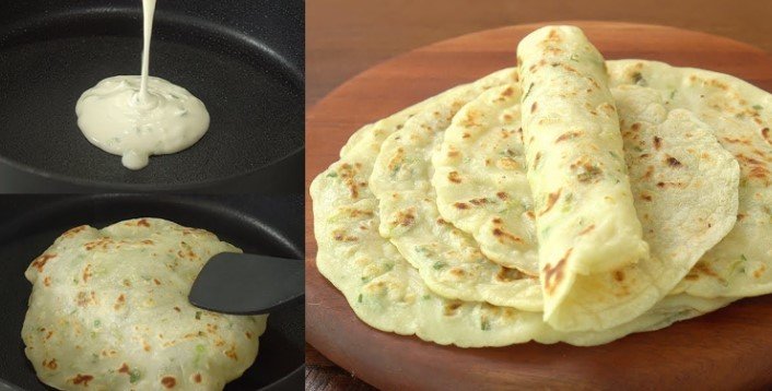 Tečno Testo za 3 Minuta: Vazdušasti Hleb sa Belim Lukom (Bez Mešenja i Bez Kvasca!)