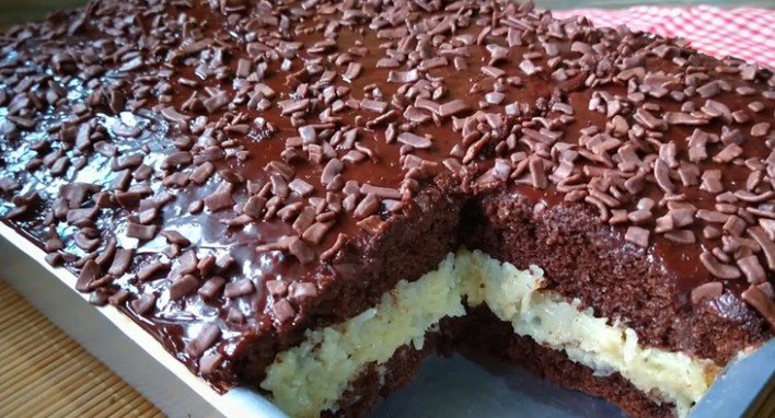 Brza Čokoladna Torta sa Kokosom iz Blendera (Torta “Prestiž”)