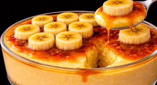 Brzi Desert od Mleka i Banana u 5 Minuta (Bez rerne, brašna i želatina!)