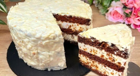 Legendarna Francuska Čokoladna Torta sa Bademima i Belom Čokoladom